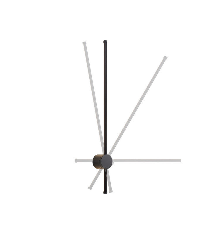 Millbrook 81cm Wall Lamp 14W LED 3000K 1400lm IP54 Black -4