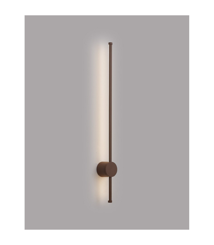 Millbrook 81cm Wall Lamp 14W LED 3000K 1400lm IP54 Dark Brown -3