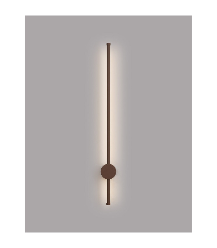 Millbrook 81cm Wall Lamp 14W LED 3000K 1400lm IP54 Dark Brown -12
