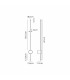 Millbrook 81cm Wall Lamp 14W LED 3000K 1400lm IP54 Dark Grey -2