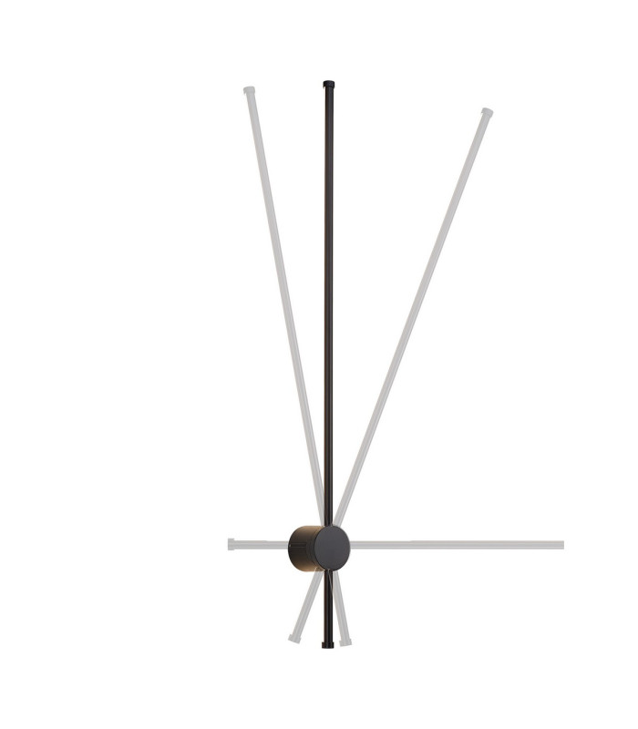 Millbrook 97cm Wall Lamp 20W LED 3000K 2000lm IP54 Black -4