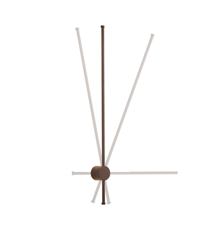 Millbrook 97cm Wall Lamp 20W LED 3000K 2000lm IP54 Dark Brown -5