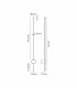 Millbrook 97cm Wall Lamp 20W LED 3000K 2000lm IP54 Dark Grey -2