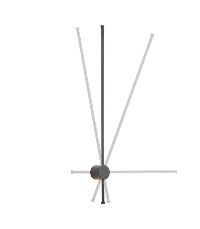 Millbrook 97cm Wall Lamp 20W LED 3000K 2000lm IP54 Dark Grey -4