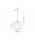 Bethany 40cm Pendant 1 x E27 Dark Oak/Antique Bronze-2