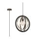Bethany 40cm Pendant 1 x E27 Graphite/Satin Nickel-1