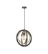 Bethany 40cm Pendant 1 x E27 Graphite/Satin Nickel-5