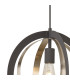 Bethany 40cm Pendant 1 x E27 Graphite/Satin Nickel-7
