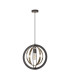 Bethany 40cm Pendant 1 x E27 Graphite/Satin Nickel-11