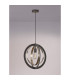 Bethany 40cm Pendant 1 x E27 Graphite/Satin Nickel-12