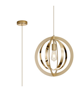 Bethany 40cm Pendant 1 x E27 Painted Gold/French Gold-1
