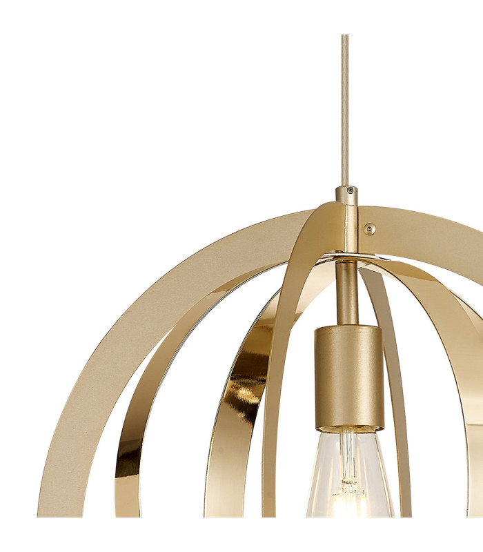 Bethany 40cm Pendant 1 x E27 Painted Gold/French Gold-6