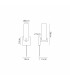 Ellenville Pull Switch Wall Light 1 Light E14 IP44 Antique Brass/Opal Glass-2