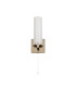 Ellenville Pull Switch Wall Light 1 Light E14 IP44 Antique Brass/Opal Glass-9
