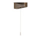 Ellenville Pull Switch Wall Light 1 Light E14 IP44 Bronze/Opal Glass-8