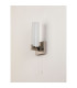 Ellenville Pull Switch Wall Light 1 Light E14 IP44 Satin Nickel/Opal Glass-10