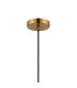 Versailles 12cm Pendant Tubular Glass 1 x E27 Aged Brass/Green/Black Braided Cable-7