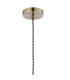 Versailles 12cm Pendant Tubular Glass 1 x E27 Antique Brass/Copper Fade/Black Braided Twisted Cable-7