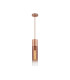 Versailles 12cm Pendant Tubular Glass 1 x E27 Antique Copper/Copper Fade/Brown Braided Cable-4