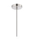 Versailles 12cm Pendant Tubular Glass 1 x E27 Polished Nickel/Copper Fade/Dark Grey Braided Cable-7