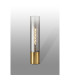 Versailles Table Lamp Tubular Glass 1 x E27 Aged Brass/Smoke Fade/Black Braided Cable-3