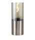 Versailles Table Lamp Tubular Glass 1 x E27 Satin Nickel/Cognac/Clear PVC Cable-6