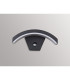 Selkirk Arch Wall Lamp PIR Sensor 1 x 7W LED 3000K 500lm IP54 Matt Black/Opal -11