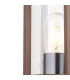 Selkirk Cylinder Wall Lamp PIR Sensor 1 x E27 IP44 Dark Brown/Clear -8