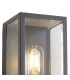 Selkirk Rectangular Case Wall Lamp PIR Sensor 1 x E27 IP44 Dark Grey -7