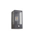 Selkirk Rectangular Case Wall Lamp PIR Sensor 1 x E27 IP44 Dark Grey -9