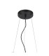 Marshall 90cm Twisted Pendant 12 x G9 Satin Black Chrome Plated Glass-5