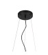 Marshall 90cm Twisted Pendant 12 x G9 Satin Black Opal Glass-5