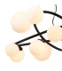 Marshall 90cm Twisted Pendant 12 x G9 Satin Black Opal Glass-6
