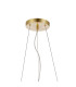 Marshall 90cm Twisted Pendant 12 x G9 Satin Gold Opal Glass-5
