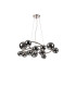 Marshall 90cm Twisted Pendant 12 x G9 Satin Nickel Chrome Plated Glass-4
