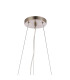 Marshall 90cm Twisted Pendant 12 x G9 Satin Nickel Opal Glass-5
