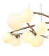 Marshall 90cm Twisted Pendant 12 x G9 Satin Nickel Opal Glass-6