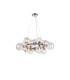 Marshall 70cm Circular Pendant 16 x G9 Satin Nickel Iridescent Plated Glass-1