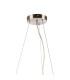 Marshall 70cm Circular Pendant 16 x G9 Satin Nickel Iridescent Plated Glass-5