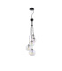 Marshall 27cm Pendant 5 x G9 Satin Black Iridescent Plated Glass-4