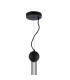 Marshall 27cm Pendant 5 x G9 Satin Black Iridescent Plated Glass-5
