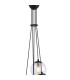 Marshall 27cm Pendant 5 x G9 Satin Black Iridescent Plated Glass-6