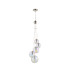 Marshall 27cm Pendant 5 x G9 Satin Nickel Iridescent Plated Glass-4