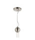 Marshall 27cm Pendant 5 x G9 Satin Nickel Iridescent Plated Glass-5