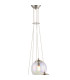 Marshall 27cm Pendant 5 x G9 Satin Nickel Iridescent Plated Glass-6
