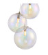 Marshall 27cm Pendant 5 x G9 Satin Nickel Iridescent Plated Glass-8