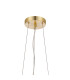 Marshall 70cm Twisted Pendant 9 x G9 Satin Gold Iridescent Plated Glass-5