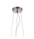 Marshall 70cm Twisted Pendant 9 x G9 Satin Nickel Chrome Plated Glass-5