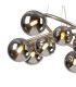 Marshall 70cm Twisted Pendant 9 x G9 Satin Nickel Chrome Plated Glass-6