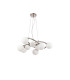 Marshall 70cm Twisted Pendant 9 x G9 Satin Nickel Opal Glass-4